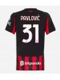 AC Milan Strahinja Pavlovic #31 Replika Hemmakläder Dam 2025-26 Kortärmad